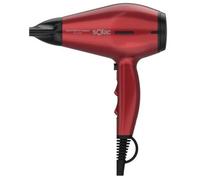 Secador de pelo Ion-Power 2400W Rojo 6 temperaturas silencioso cable 1.7 m