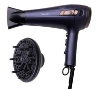 Secador de Pelo Iónico Adler AD 2273 3 Temperaturas 2 Velocidades con Difusor y Concentrador Negro Morado
