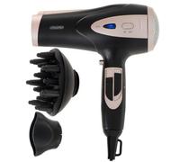 Secador de Pelo Iónico Adler MS 2287 2400W 3 Temperaturas 2 Velocidades con Difusor Negro Champán