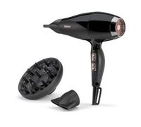 Secador de Pelo Iónico BaByliss 2300W 3 Temperaturas 2 Velocidades con Difusor y Concentrador Negro