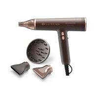 Secador de Pelo Iónico Bellissima Ceramisonic 1700W 3 Temperaturas 3 Velocidades con Difusor Marrón Rosa