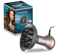 Secador de Pelo Iónico Cecotec Ionicare MagiCurls Grey 800W 3 Temperaturas 2 Velocidades Difusor Gris Oro Rosa