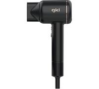 Secador de Pelo Iónico Profesional GKL Beauty Onyx Smart 1600W 4 Temperaturas 3 Velocidades con Accesorios Pantalla LED Negro