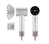 Ufesa Secador de Pelo Digital Ion-Plasma SmartSense, 120.000 rpm, 6 Modos, Pantalla LCD, Apto para Mascotas, 2 Velocidades, Boquilla y Difusor Magnéticos, Ultra Silencioso, Secador Inteligente