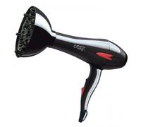 ID Italian Design | Secador de Pelo con Difusor Profesional 2 Modos de Calor, 2 Velocidades de Color Negro - 2200W