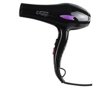 Secador - ITALIAN DESIGN IDEGTIELITE2200WI, 2200 W, 3 niveles temperatura, Negro