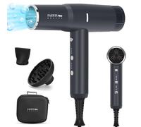 Secador De Pelo Profesional, PARWIN PRO BEAUTY Secador Pelo Ionico Con 110,000 Rpm Motores Sin Escobillas De Bajo Ruido | Secado Rápido | Función De Limpieza | Función De Memoria（negro）