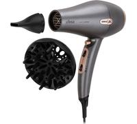 Ufesa SC8470 Secador de Pelo Profesional Iónico, 2400W, Keratina, Motor AC, Incluye Concentrador y Difusor, 2 Velocidades y 3 Temperaturas
