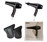 Secador De Pelo Wahl Professional Powerdry, 2000W Con 2 Boquillas Negro