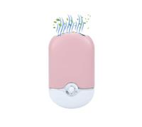 Secador de Pestañas - Acondicionado Mini Ventilador USB portátil herramienta de tintorería Aire acondicionado Extensión de pestañas (Rosado)