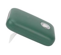 Secador de Pestañas Ventilador Portátil de Poco Ruido 3 Velocidades Mini USB Recargable Secador de Pelo para Individuos (GREEN)
