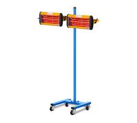 Secador de pintura de coche por infrarrojos - 2200 W - 2 lámparas | MSW