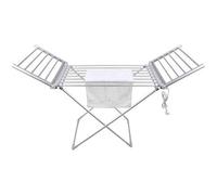 Secador de toallas, tendedero portátil con alas, secadora eléctrica de 230 W, tendedero plegable de bajo consumo de energía, 20 barras