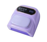 Secador de uñas integrado con batería de larga duración, reposamanos ergonómico para curado rápido de esmalte de gel, lámpara de curado de manicura inalámbrica ligera