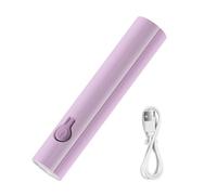 Secador de uñas LED compacto, ligero, portátil, recargable por USB, para un ajuste rápido de esmalte de gel en casa o de viaje, luz de curado de uñas recargable por USB