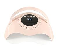 secador de uñas para esmalte de uñas y gel, Lámpara de uñas de gel inalámbrica de 120 W, lámpara de curado de secador de uñas LED recargable, luces de uñas de gel profesionales, herramientas de manicu