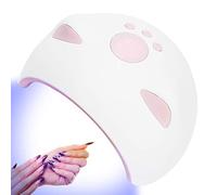 secador de uñas para esmalte de uñas y gel， Lámpara secadora de uñas de 60W, lámpara secadora de esmalte de uñas de gel, lámpara de uñas de gel LED profesional, luz de curado en 3 modos durante 30s, 6