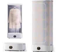 Secador de vapor portátil con mando a distancia y temporizador, para secado rápido de ropa y telas