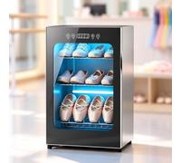 Secador de Zapatos Automático 400 W para 6-8 Pares de Zapatos 3Layer | Armario Secador Eléctrico de Aire Caliente con Controles Digitales y Temporizador, para Botas, Zapatillas Deportivas