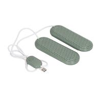 Secador de Zapatos Desodorizante USB Doméstico Preciso con Temporizador para Secadora de Zapatos para Adultos, Cerámica ABS, Se Adapta a Dormitorios de Estudiantes (DE verde)