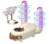 Secador de zapatos eléctrico con temporizador inteligente, secador de botas de esquí, calentador de zapatos, calentador de pies eléctrico, secador de guantes con temporizador, antibacteriano y elimina