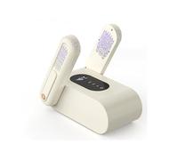 Secador de zapatos eléctrico con temporizador, secador de botas portátil de secado rápido para botas y guantes de trabajo, estante plegable ajustable para un secado eficiente y cómodo