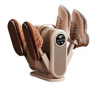 Secador De Zapatos Para Botas De Trabajo - Calentador De Zapatos Plegable ABS | Secador Para Zapatillas, Botas Y Guantes Con Temporizador De 6 Horas - Deshumidificador Eficiente Y Eliminador De Olores