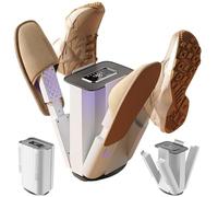 Secador de zapatos portátil, secador de botas eléctrico silencioso con temporizador de 1/3/6 horas, 2 ajustes de velocidad, secado rápido para zapatos, guantes, sombreros, calcetines, botas de esquí