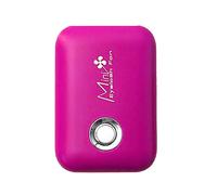 Secador eléctrico de pestañas de mano, sin aspas, USB, para manicura de pestañas, color rojo