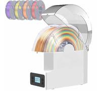Secador Filamento Impresoras 3D Caja Deshidratadora Filamento Calentamiento | Capacidad Bobina 200X73 Mm Compatible Filamentos 1,75/2,85/3,00 Mm, Temperatura Ajustable 40°C/50°C/55°C, Temporizador 0-18 H