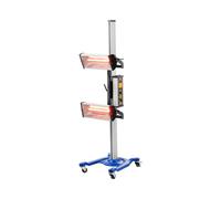Secador infrarrojos para coches - emisores de 2 x 1000 W - altura: Hasta 160 cm | MSW