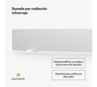Secador mural infrarrojo DryWave | 50 - 100 W | seca pintura y yeso | posibilidad de montaje en pared Blumfeldt