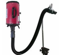 Secador para perros ajustable de pared Poseidon de GogiPet, rojo