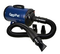 Secador para perros con velocidad variable y calefactor Poseidon de GogiPet, azul