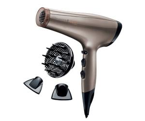 Secador Remington Kerantin Protect AC8002/ 2200W/ Marrón/ 3 Accesorios