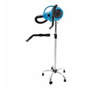 Secador soplador para perros con pie Super Blaster Vivog, azul - Set completo