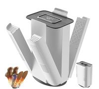 Secador y calentador de botas con pantalla táctil digital, ajustes de temporizador, control de temperatura, circulación de aire caliente de 360° para un secado eficiente del calzado de invierno