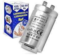 Secadora 8µf Condensador de Arranque 125002033/4 para Aeg para Electrolux