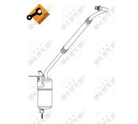 Secadora Aire Acondicionado Aluminio Apto para Jaguar X-Type CF1 _ CF1 X400