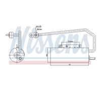 NISSENS 95409 Filtro deshidratante, aire acondicionado