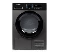 Secadora Bomba de calor, 8kg, clase D, gris silver VALBERG DHP 8 D S566C