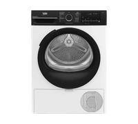 Secadora bomba de calor - Beko BM3T48249W, 10 kg, 15 Programas, Motor ProSmart Inverter, Pantalla digital, AquaWave, Blanco