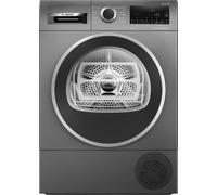 Bosch WQG245DRES Serie 6, Secadora con bomba de calor, 9 kg, Gris-hierro fundido