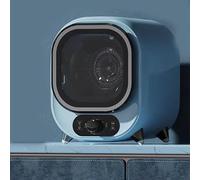 Secadora compacta y portátil, mini secadora giratoria para espacios pequeños, instalación de encimera o montaje en pared, diseño que ahorra espacio