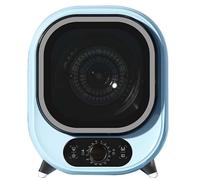 Secadora compacta y portátil, mini secadora giratoria para espacios pequeños, instalación de encimera o montaje en pared, diseño que ahorra espacio, capacidad de 0,8 kg