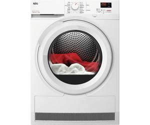 Secadora con bomba de calor aeg tr708l2oz wh 8 kg 15 programas clase e blanco