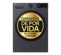 Secadora con Inteligencia artificial 9kg, B, con Bomba de calor Dual Inverter, Acero grafito mate antihuellas , Serie 500 - RHX5009TBB