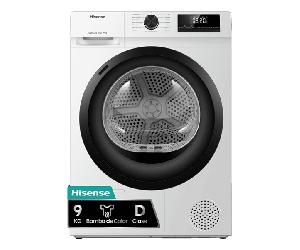 SECADORA DE CONDENSACION HISENSE DHQE900UWDC 9 KG D BLANCO