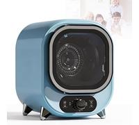 Secadora de Condensacion Portatil 5kg 5 Modos Secadora Ropa Smart | Secado Aire Caliente Frio 3D Temporizador 0-200 Min Encimera Pared para Apartamento Camping Kit(Blue)