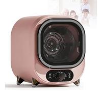 Secadora de Condensacion Portatil 5kg 5 Modos Secadora Ropa Smart | Secado Aire Caliente Frio 3D Temporizador 0-200 Min Encimera Pared para Apartamento Camping Kit(Pink)